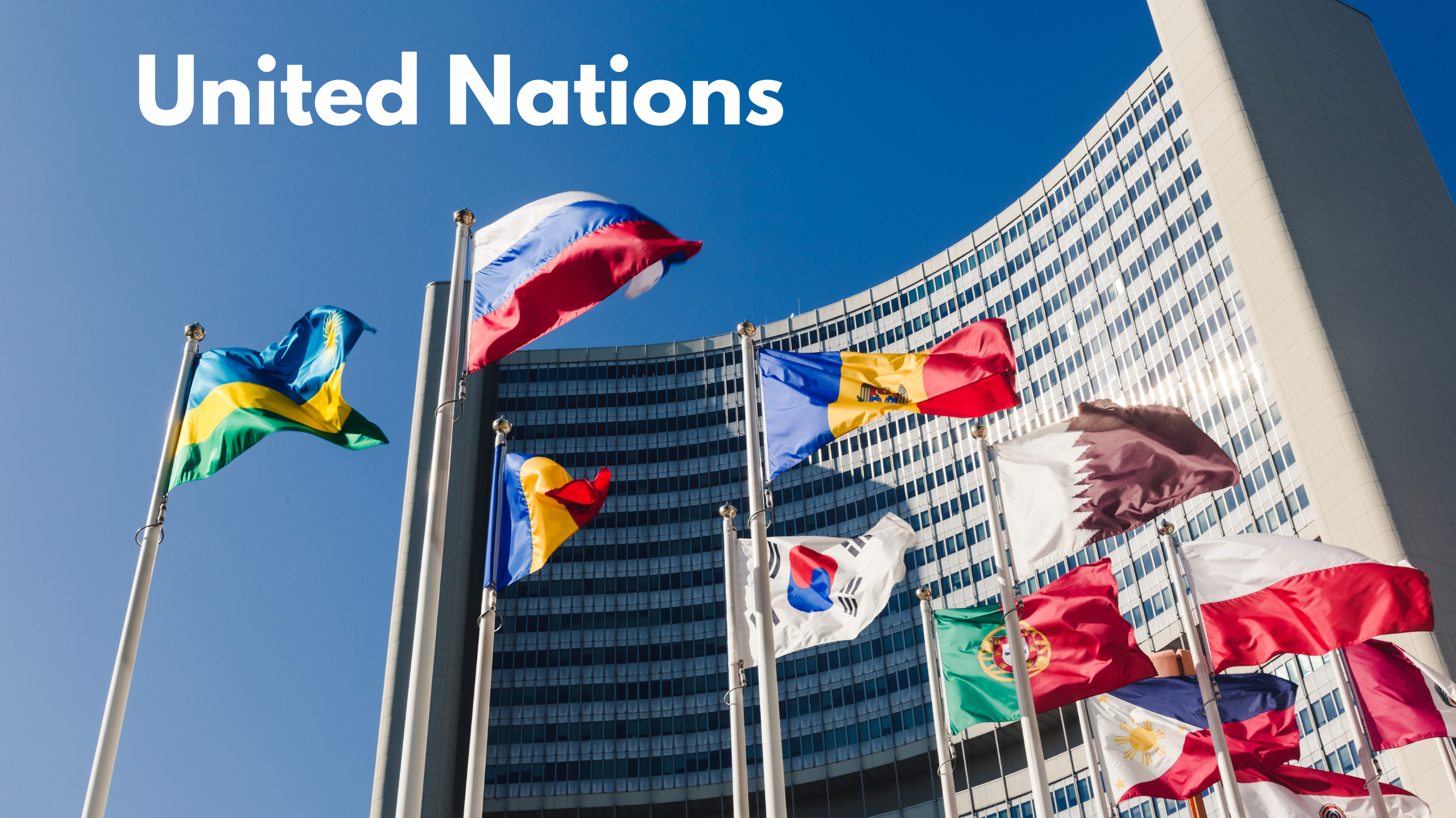Страны организации оон. Штаб ООН В России. Здание ООН В Нью-Йорке флаги. Флаг ООН И России. Флаги у здания ООН.